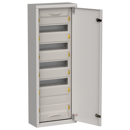 TITAN 5 Корпус металлический ЩРн-60 (1х60) 835х310х140мм IP31 серый (одна дверь) IEK