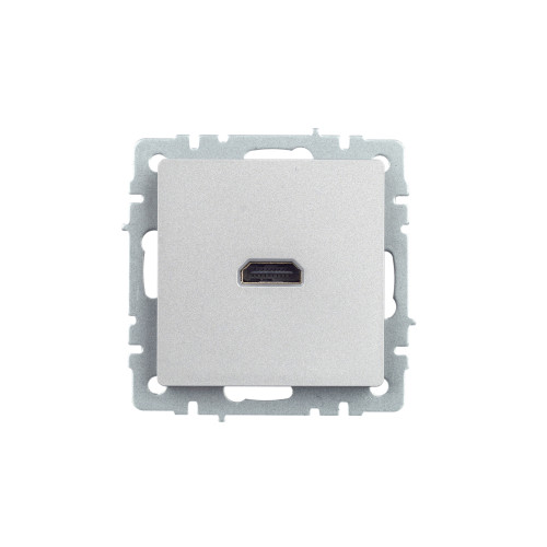 BRITE Розетка HDMI РHDMI-0-БрА алюминий IEK BRITE Розетка HDMI РHDMI-0-БрА алюминий IEK