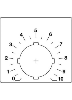 Шильдик для потенциометра (со шкалой) ABB SK615562-88