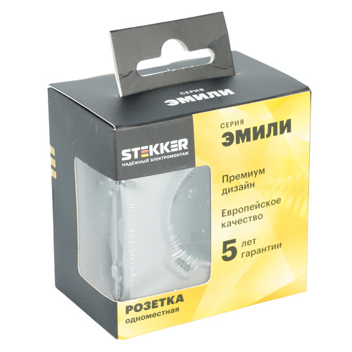 Розетка 1-местная з/ш с/з 16А + USB + Type C (механизм), Stekker, 250В, 20W, серия Эмили, платиново-серый, soft-touch, RST16-5119-10 Розетка 1-местная з/ш с/з 16А + USB + Type C (механизм), Stekker, 250В, 20W, серия Эмили, платиново-серый, soft-touch, RST16-5119-10