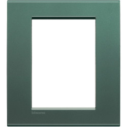 Livinglight Рамка прямоугольная, 3+3 модуля, цвет зелёный шелк