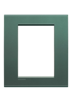 Livinglight Рамка прямоугольная, 3+3 модуля, цвет зелёный шелк