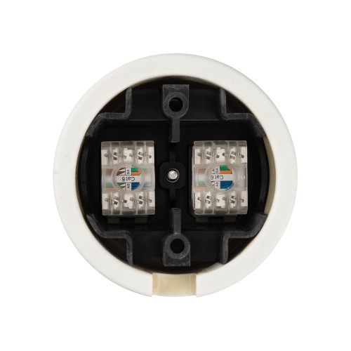 Розетка двойная компьютерная RJ45 сл. кость «Болонь» TDM