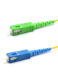 Патч-корд оптический переходной (SM) 9/125 (OS2) SC/APC-SC/UPC (Simplex) LSZH 7м Rexant 50-2061
