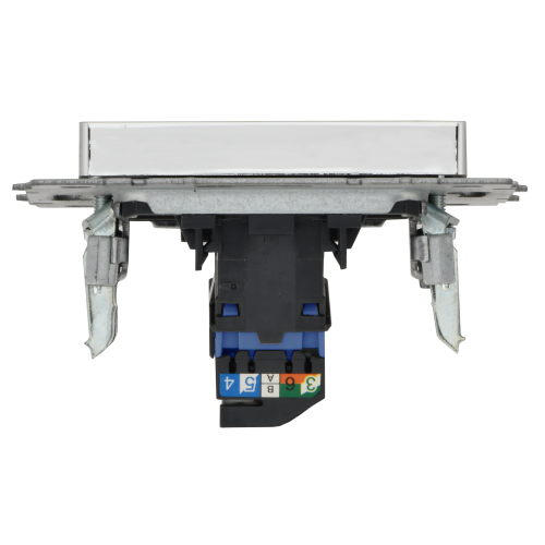 BRITE Розетка компьютерная RJ45 кат.6 РК11-БрГН металл хром/никель IEK BRITE Розетка компьютерная RJ45 кат.6 РК11-БрГН металл хром/никель IEK
