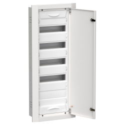 TITAN 5 Корпус металлический ЩРв-60 (1х60) 880х365х130мм IP31 белый (одна дверь) IEK