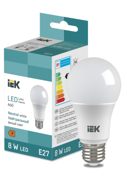 LED Bulb A60 710lm 4000K E27 IEK