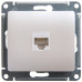 GLOSSA РОЗЕТКА компьютерная RJ45 кат. 5e, механизм, ПЕРЛАМУТР GLOSSA РОЗЕТКА компьютерная RJ45 кат. 5e, механизм, ПЕРЛАМУТР
