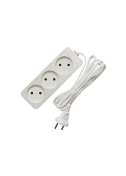 Удлинитель 3х7м без заземл. 10А IP20 2.2кВт ПВС Союз 481S-1307