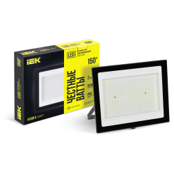 Прожектор светодиодный СДО 06-150 IP65 4000К черный IEK