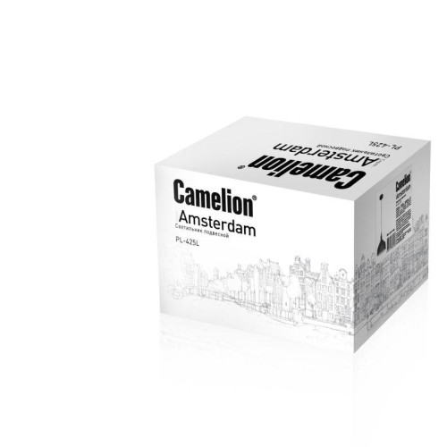 Светильник PL-425L С62 подвес. Amsterdam 1хE27 60Вт 230В черн.+медь Camelion 13029 Светильник PL-425L С62 подвес. Amsterdam 1хE27 60Вт 230В черн.+медь Camelion 13029