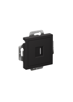 ATLASDESIGN РОЗЕТКА HDMI, механизм, КАРБОН