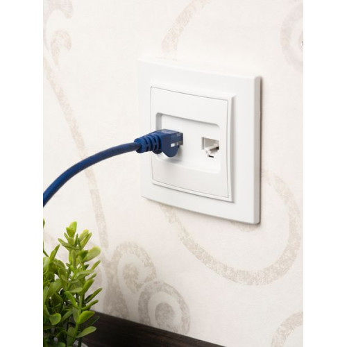 Минск Розетка RJ-45+Phone СП белая EKF