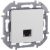 INSPIRIA Розетка компьютерная RJ45 категория 5Е UTP белый INSPIRIA Розетка компьютерная RJ45 категория 5Е UTP белый