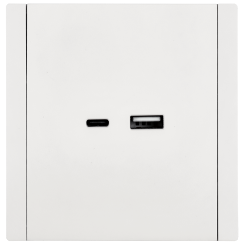FORTE&PIANO Розетка USB A+C 18Вт FP251 белый IEK FORTE&PIANO Розетка USB A+C 18Вт FP251 белый IEK