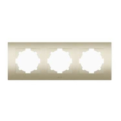 Рамка 3-м Cosmo титаниум ABB 612-011400-227