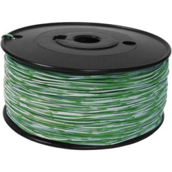 Кабель кроссировочный Lanmaster TWT-CRS1PAIR-GN U/UTP 1 пара 24AWG PVC внутренний 500м зеленый
