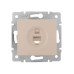 Розетка компьютерная 1-м СП Karina RJ45 механизм крем. LEZARD 707-0388-139 Розетка компьютерная 1-м СП Karina RJ45 механизм крем. LEZARD 707-0388-139