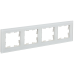 BRITE Рамка 4-местная РУ-4-2-Бр стекло белый матовый IEK BRITE Рамка 4-местная РУ-4-2-Бр стекло белый матовый IEK