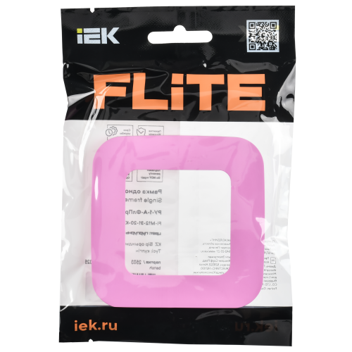 FLITE Рамка 1-местная РУ-1-А-ФлПр пурпурный IEK FLITE Рамка 1-местная РУ-1-А-ФлПр пурпурный IEK