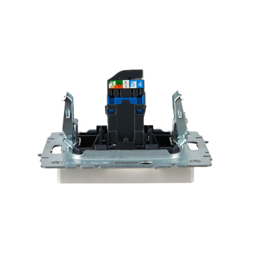 BRITE Розетка компьютерная RJ45 кат.6 РК11-БрЖ жемчуг IEK BRITE Розетка компьютерная RJ45 кат.6 РК11-БрЖ жемчуг IEK