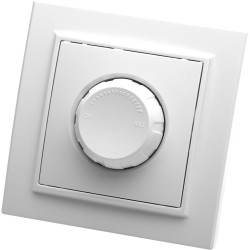 Выключатель диммирующий, STEKKER, PSW10-9006-01, 250В, 650W, серия Эрна, белый