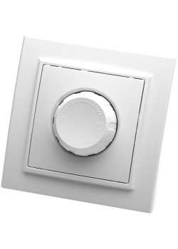 Выключатель диммирующий, STEKKER, PSW10-9006-01, 250В, 650W, серия Эрна, белый