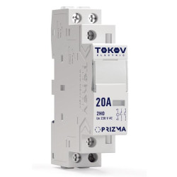 Контактор модульный 18мм 25А 230В АС 1НО 1НЗ PRIZMA TOKOV ELECTRIC TKE-PZ-MC-1-25-230-11