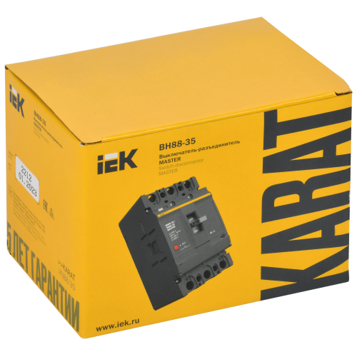 KARAT MASTER Выключатель-разъединитель ВН88-35 3P 250А IEK KARAT MASTER Выключатель-разъединитель ВН88-35 3P 250А IEK