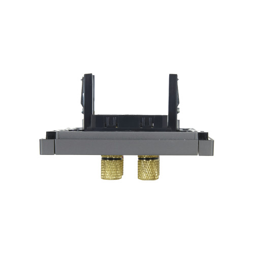 FORTE&PIANO Аудиорозетка 4-местная FP539 сталь IEK FORTE&PIANO Аудиорозетка 4-местная FP539 сталь IEK