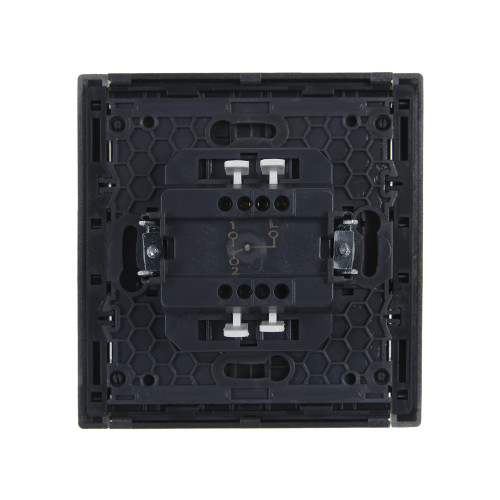 FORTE&PIANO Выключатель 1-клавишный проходной 10А FP503 сталь IEK FORTE&PIANO Выключатель 1-клавишный проходной 10А FP503 сталь IEK