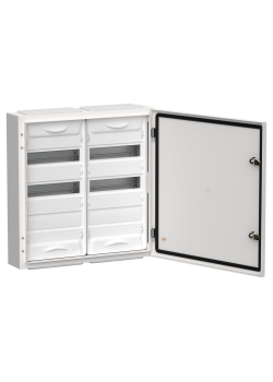 TITAN 5 Корпус металлический ЩРн-72 (2х36) 585х570х140мм IP54 белый (одна дверь) IEK