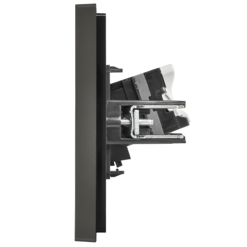 FORTE&PIANO Розетка компьютерная двойная RJ45 кат.5E FP333 серый IEK