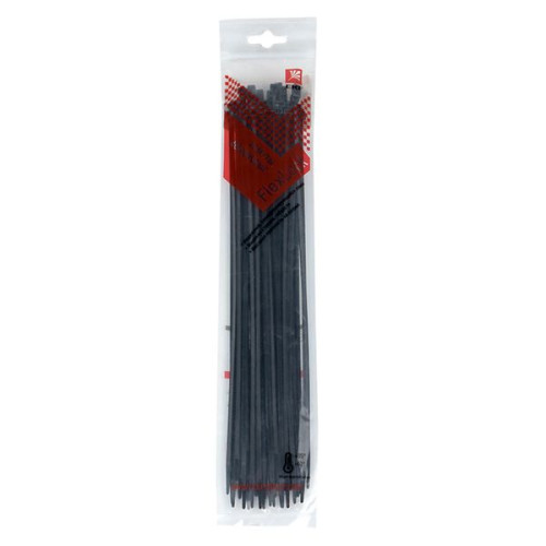 Хомут P6.6 стандартный (ч), 3.6x300 (50шт) FlexLock