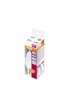 Лампа светодиодная LED Star Classic B 60 6.5W/840 6.5Вт свеча матовая 4000К нейтр. бел. E27 550лм 220-240В пластик. OSRAM 4058075134201