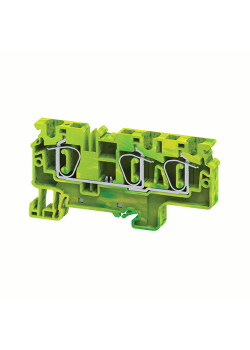 Клемма заземляющая пружинная OptiClip CXG-6-TRIPLET-PE-I-(0,2-6)-PEN
