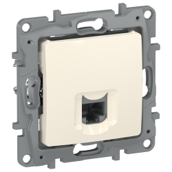 IEKETIKA Розетка компьютерная RJ45 категория 6 UTP 6723531 слоновая кость IEK