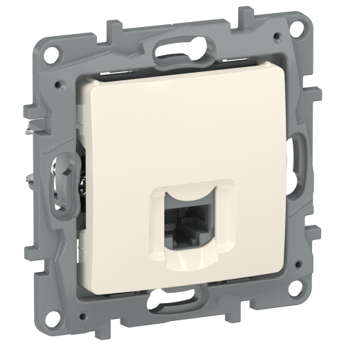 IEKETIKA Розетка компьютерная RJ45 категория 6 UTP 6723531 слоновая кость IEK