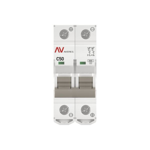 AV-6 DC 2P 50A (C) 6kA EKF AVERES AV-6 DC 2P 50A (C) 6kA EKF AVERES