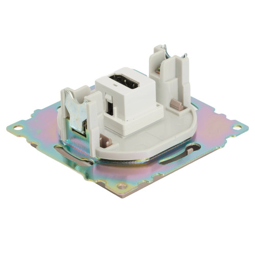 Розетка HDMI 2.1, Type A (механизм), STEKKER GLS00-7118-02, серия Катрин, шампань Розетка HDMI 2.1, Type A (механизм), STEKKER GLS00-7118-02, серия Катрин, шампань