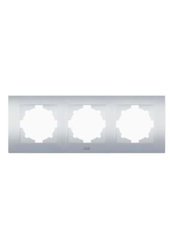 Рамка 3-м Cosmo алюм. ABB 612-011000-227