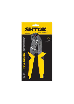 Пресс-клещи ПК-19+ матрица профиль овал 0.25-2.5кв.мм (03201) SHTOK 376184