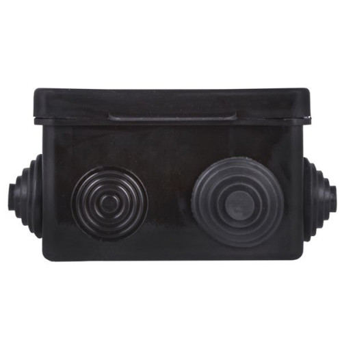 Коробка распределительная КМР-030-031 с крышкой (80x80x50), 7 мембр. вводов чёрная IP54 розн. стикер EKF Коробка распределительная КМР-030-031 с крышкой (80x80x50), 7 мембр. вводов чёрная IP54 розн. стикер EKF