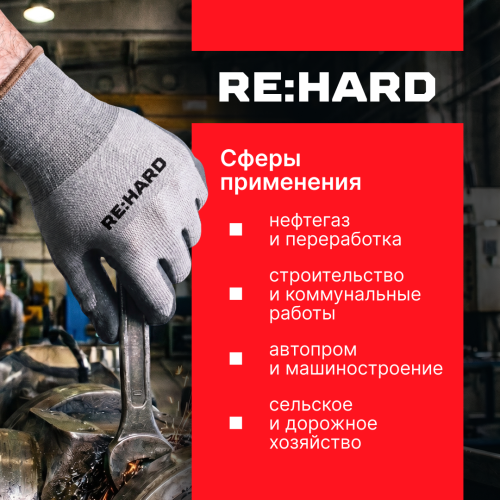 Перчатки полиэфирные, 15 класс вязки, с нитриловым покрытием, размер L (9) Перчатки полиэфирные, 15 класс вязки, с нитриловым покрытием, размер L (9)