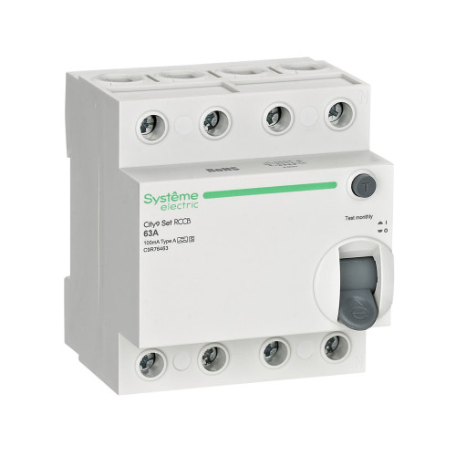 City9 Set ВДТ 63А 4P 100мА A-S 400В