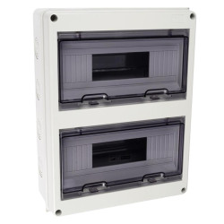 Бокс модульный накладной PDB/W 4024 GR (ЩРН-ПГ-24) IP65 пластик. Pro JazzWay 5072145