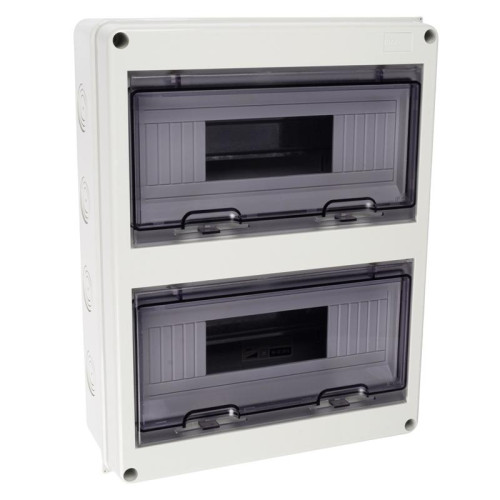Бокс модульный накладной PDB/W 4024 GR (ЩРН-ПГ-24) IP65 пластик. Pro JazzWay 5072145