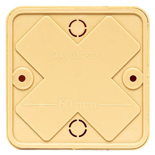 Коробка разветвительная KMP-030-030 (75x75x26) светл. дер. EKF PROxima