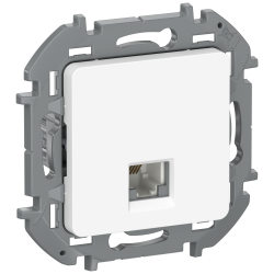 IEKINSPIRIA Розетка телефонная RJ11 6738201 белый IEK
