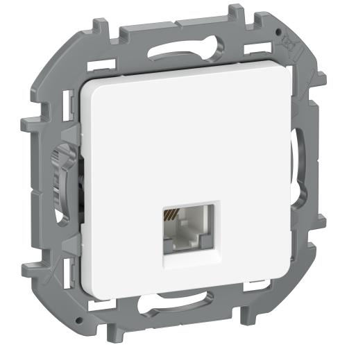 IEKINSPIRIA Розетка телефонная RJ11 6738201 белый IEK